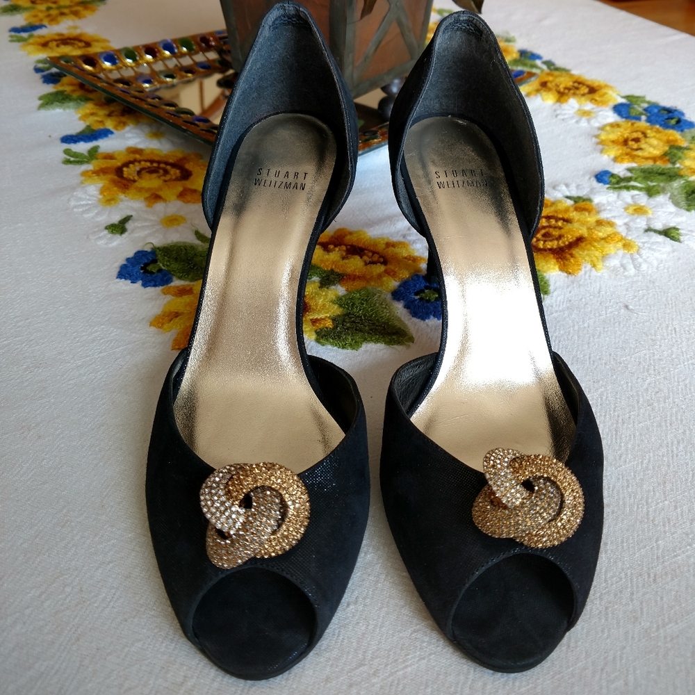 Stuart Weitzman evening pumps,NEW holidays 11.5 12 1/2 M B